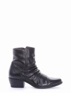 stivaletto texano tacco 3 cm nero