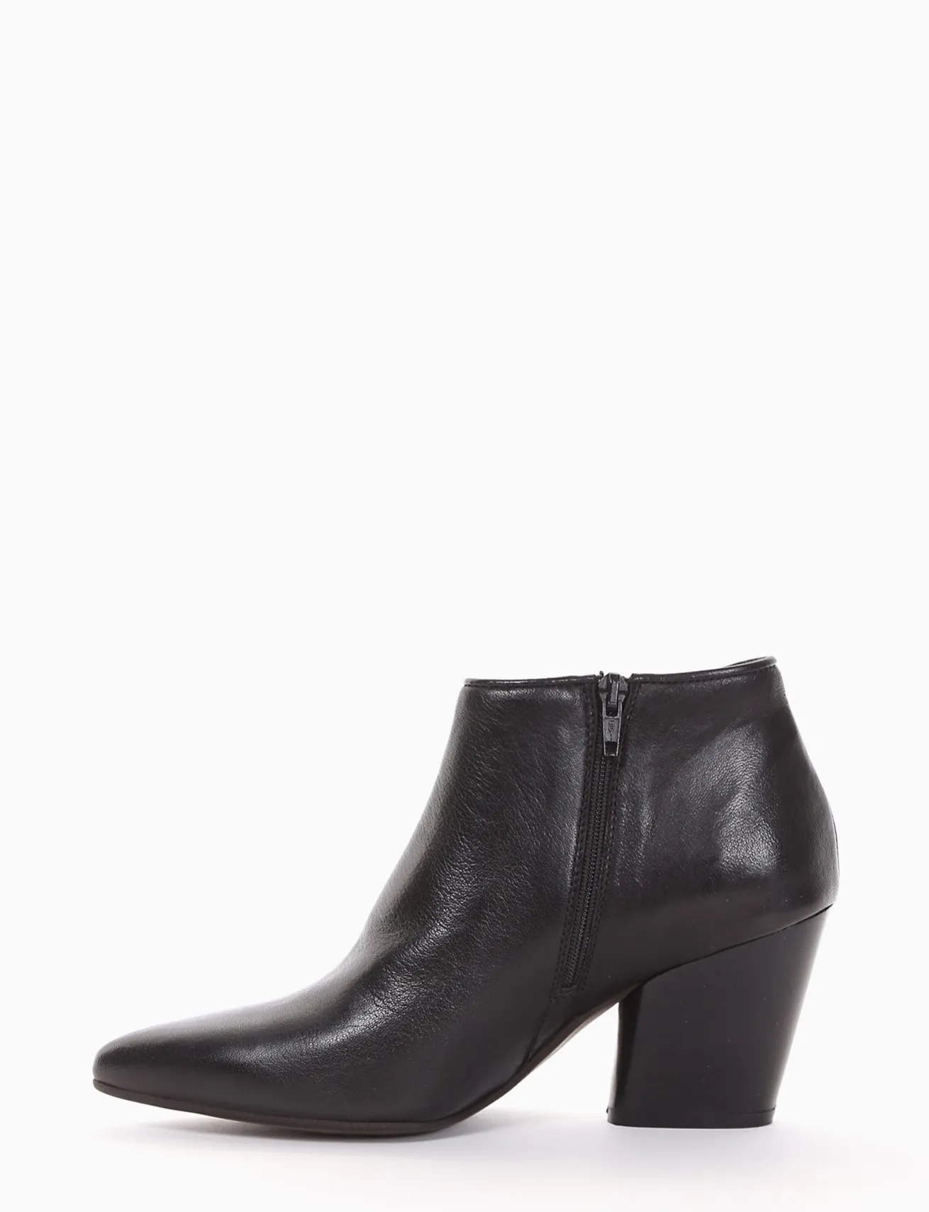 stivaletto texano tacco 7 cm nero