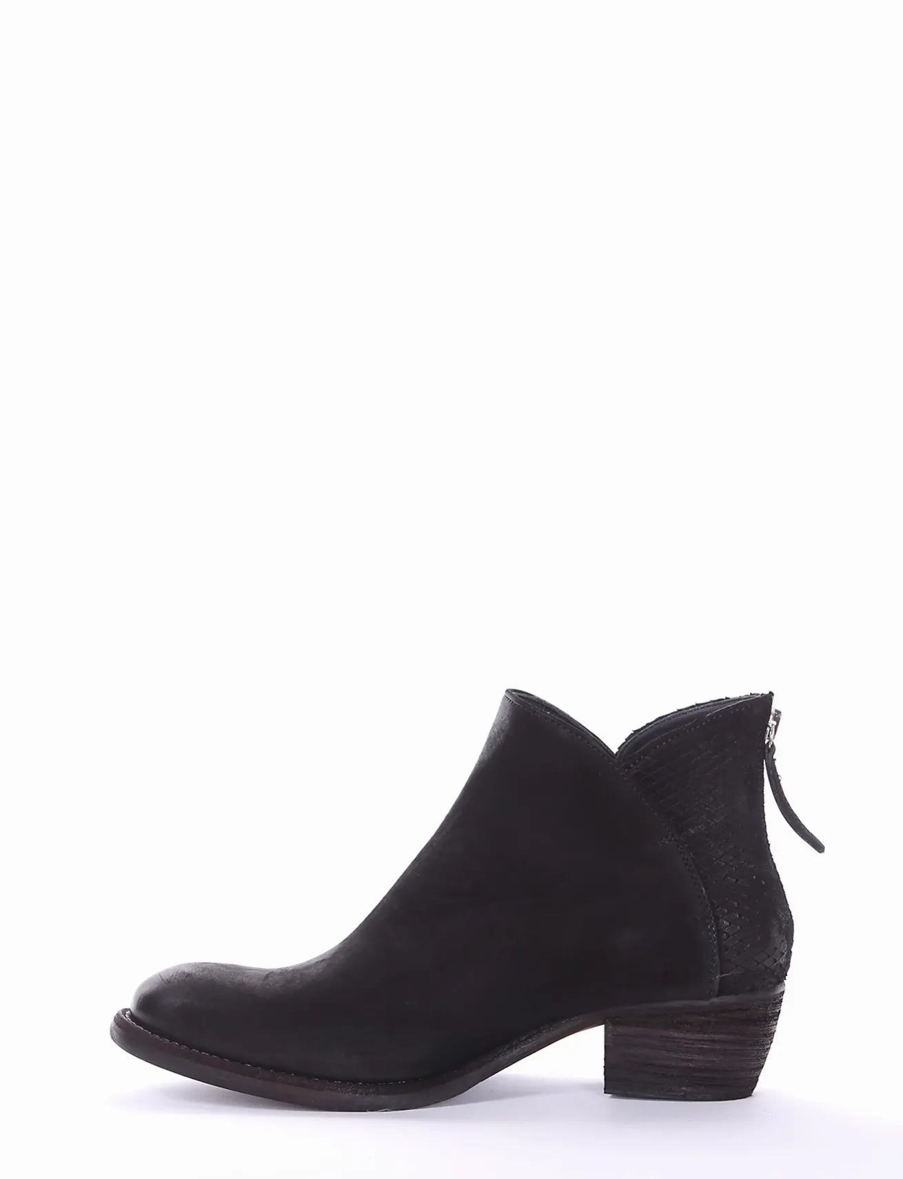 stivaletto texano tacco 3 cm nero