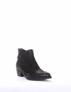 stivaletto texano tacco 3 cm nero