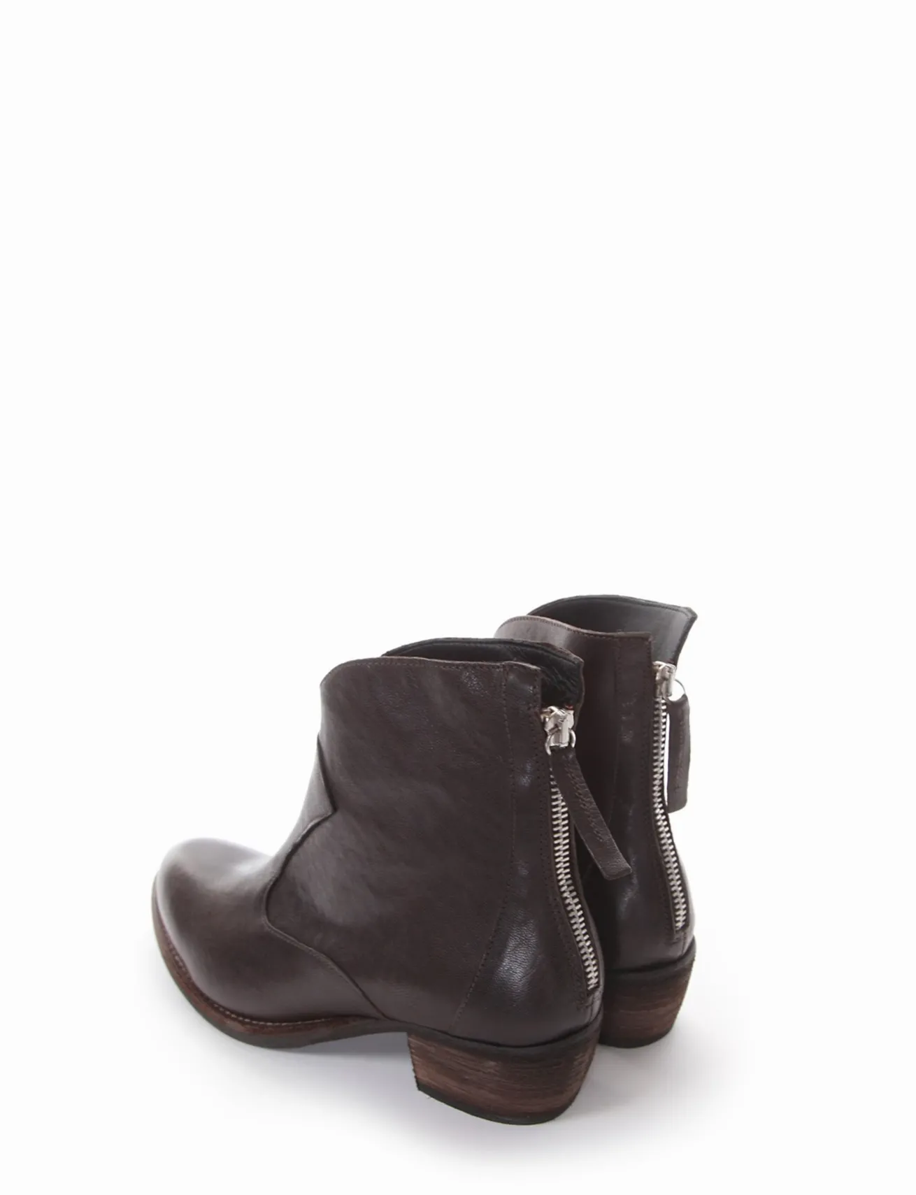 stivaletto texano tacco 3 cm testa