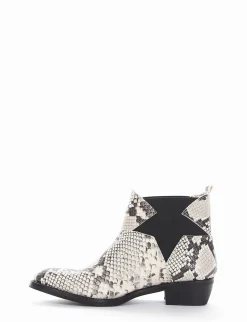 Stivaletto texano tacco 3cm roccia