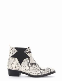 Stivaletto texano tacco 3cm roccia