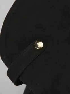 Stivali tacco 9cm camoscio nero