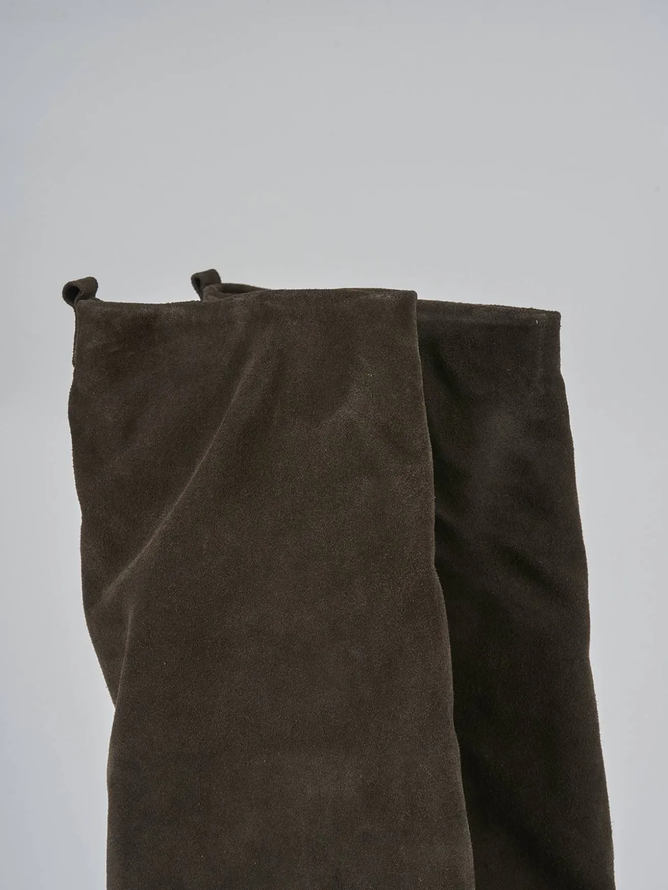 Stivali tacco 3cm camoscio testa