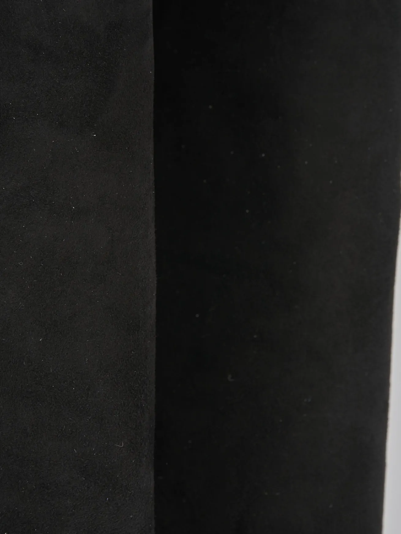 Stivali tacco 9cm camoscio nero