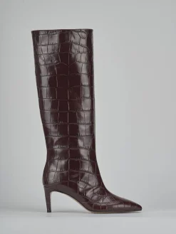 Stivali tacco 7cm cocco bordo'