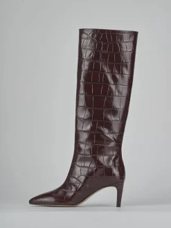 Stivali tacco 7cm cocco bordo'