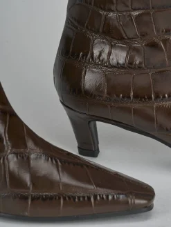 Stivali tacco 5cm cocco testa