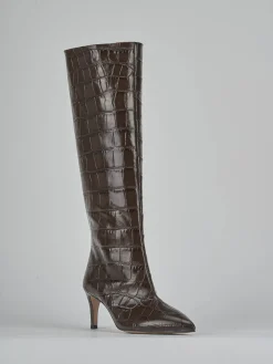 Stivali tacco 7cm cocco testa