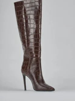 Stivali tacco 10cm cocco testa