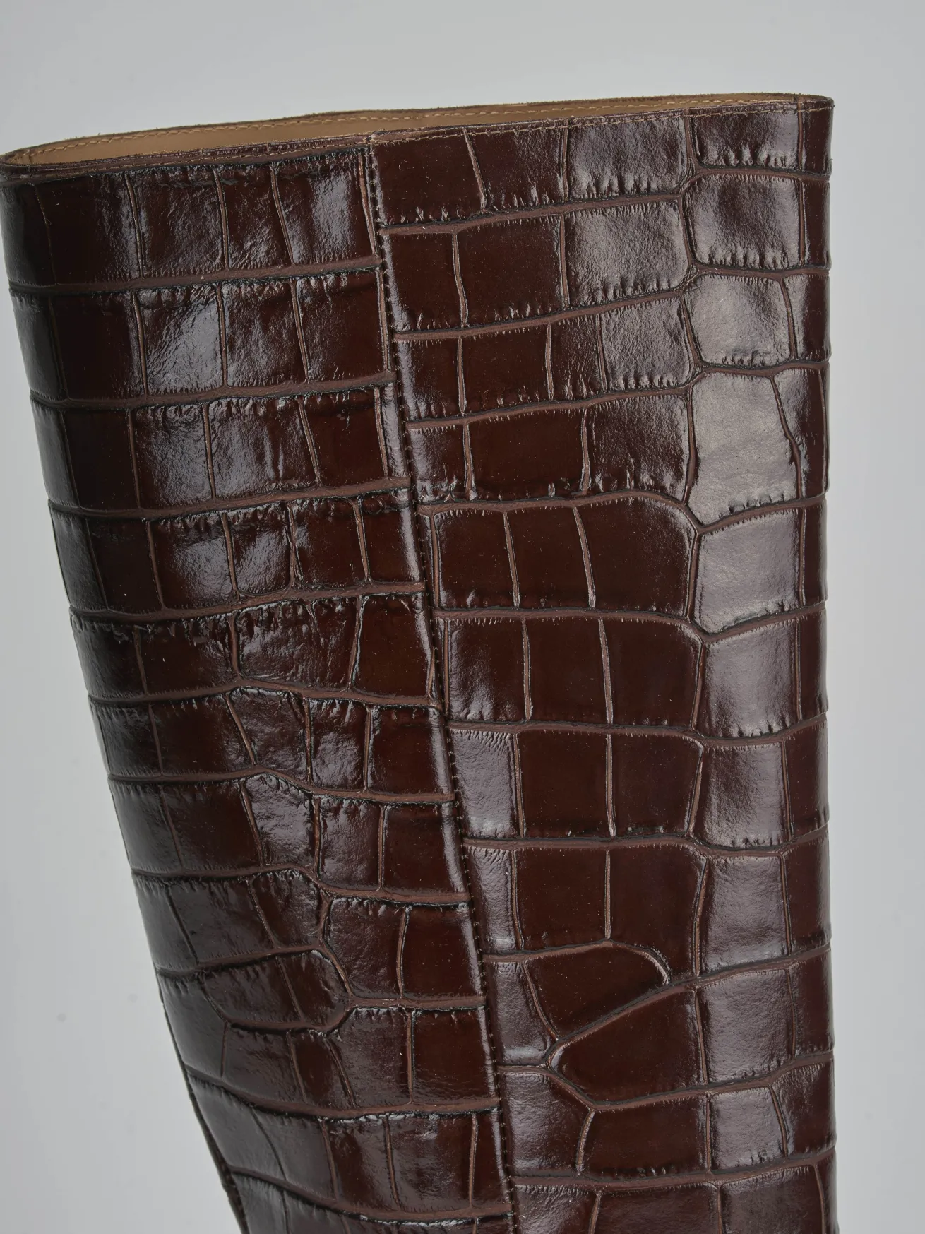 Stivali tacco 10cm cocco testa