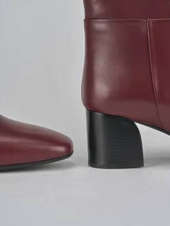 Stivali tacco 6cm pelle bordo'