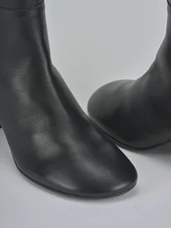 Stivali tacco 6cm pelle nero