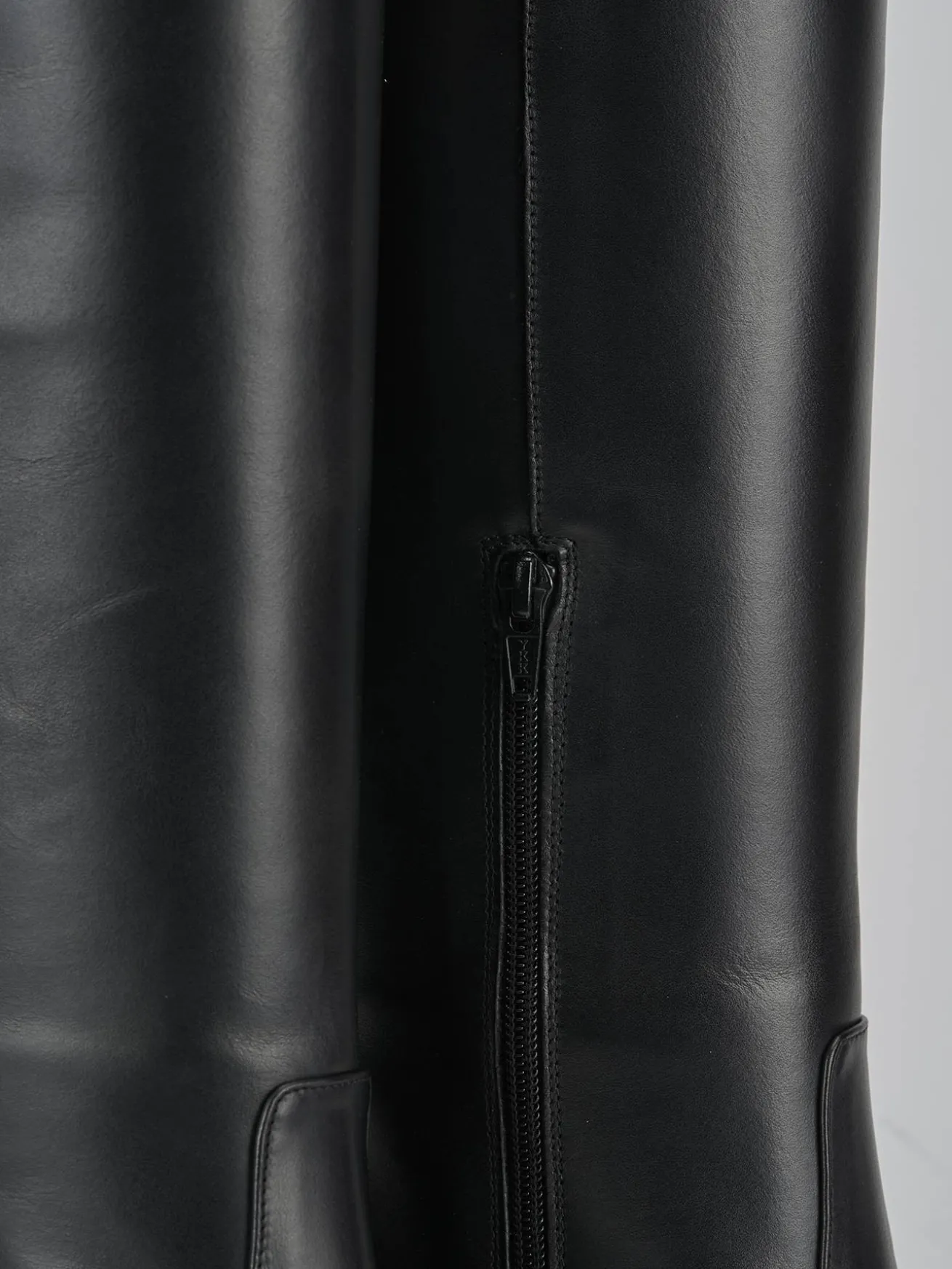 Stivali tacco 6cm pelle nero