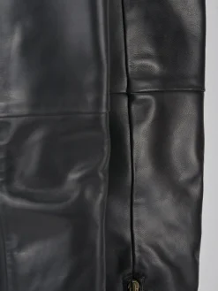 Stivali tacco 8cm pelle nero