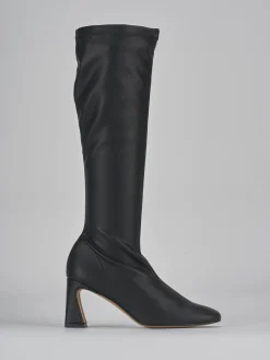 Stivali tacco 9cm pelle nero