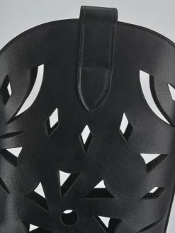 Stivali tacco 6cm pelle nero