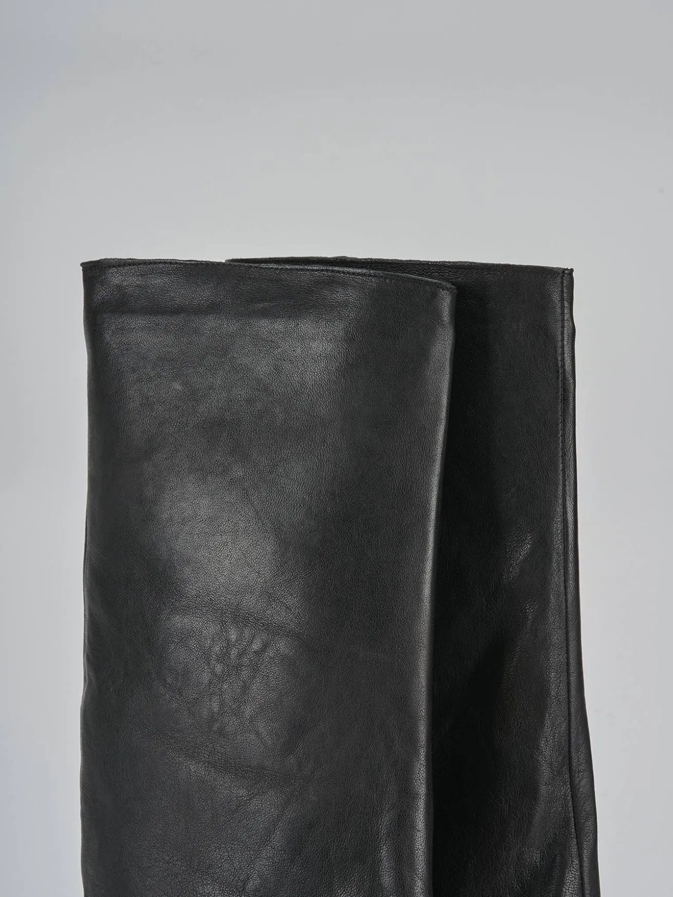 Stivali tacco 6cm pelle nero