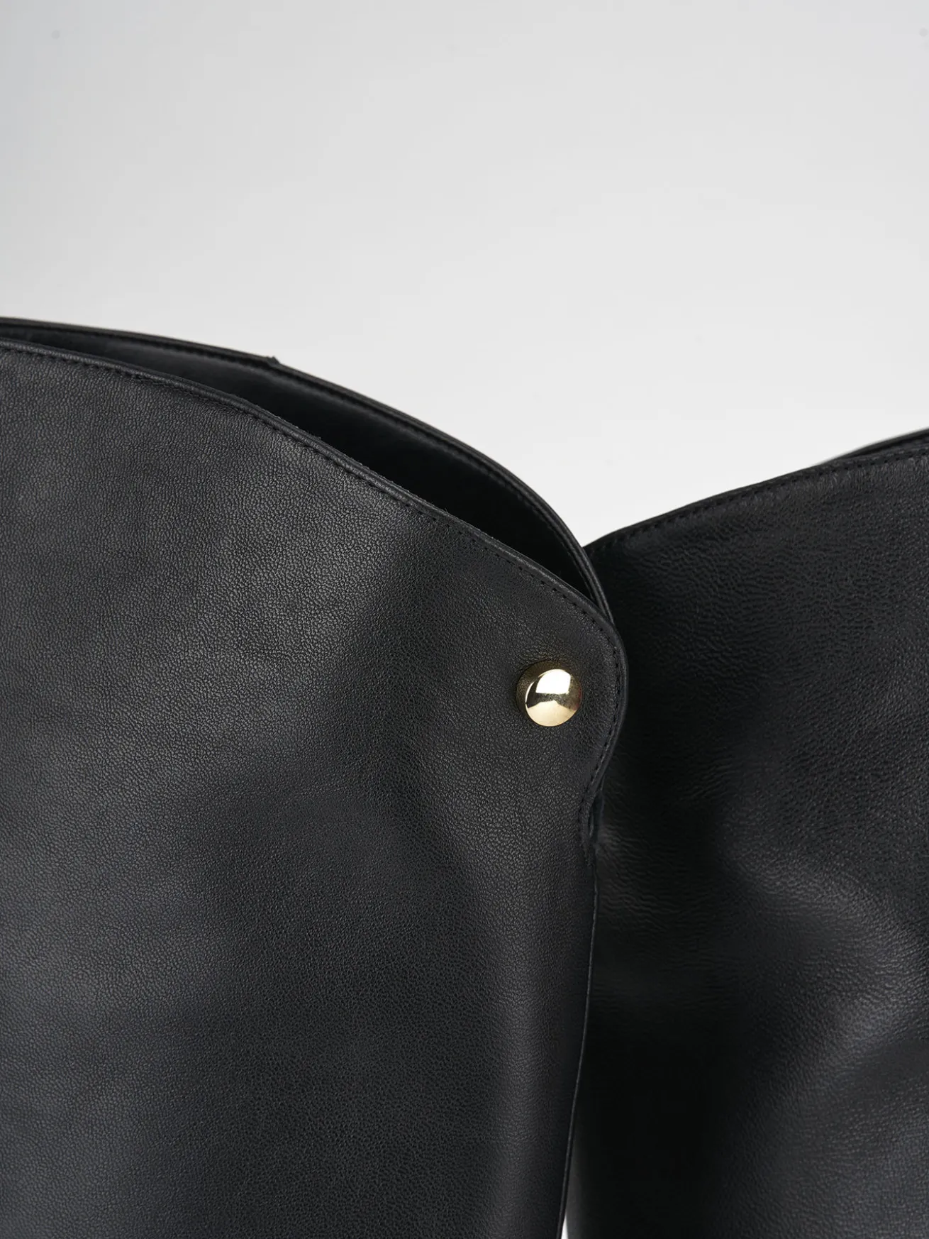 Stivali tacco 9cm pelle nero