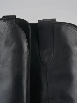 Stivali tacco 4cm pelle nero