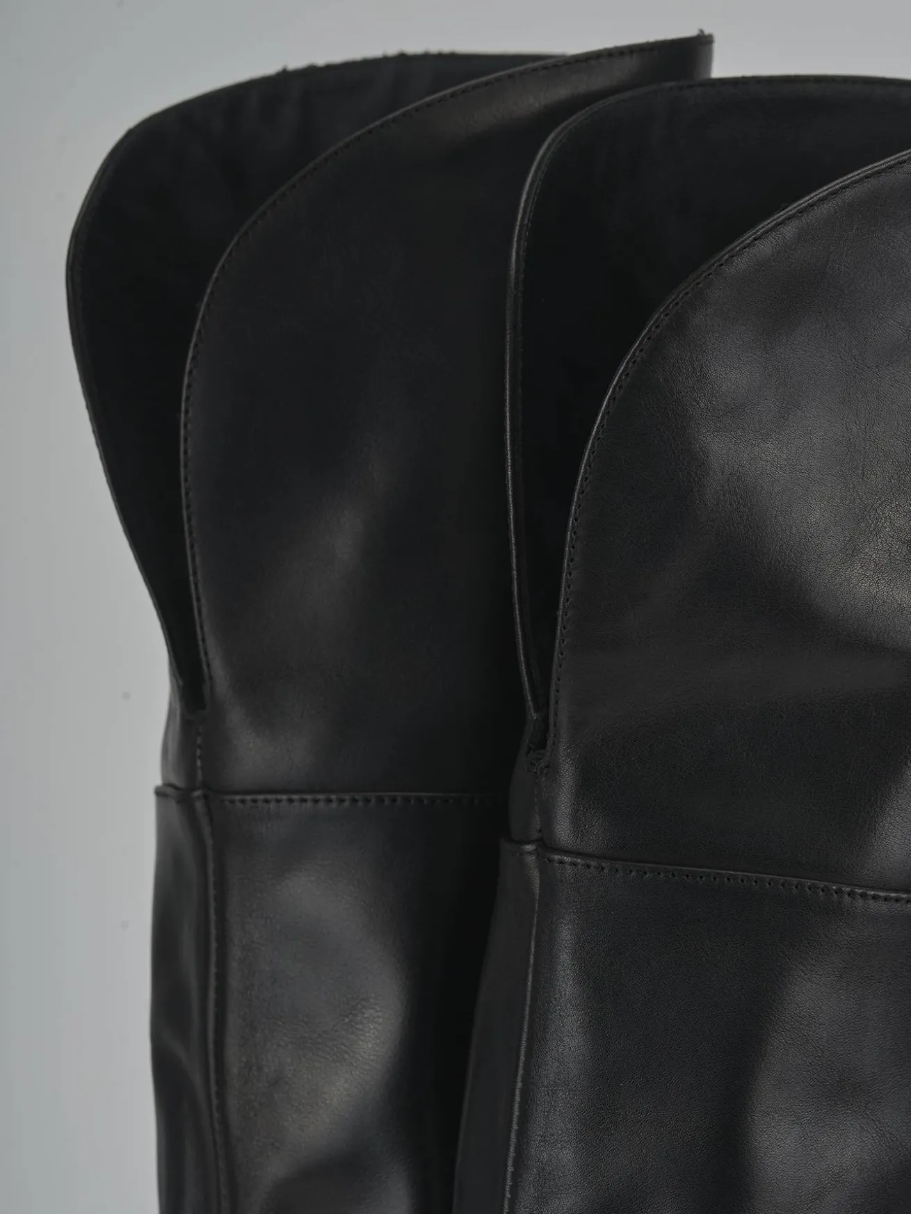 Stivali tacco 8cm pelle nero