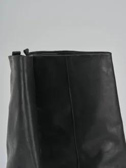 Stivali tacco 3cm pelle nero