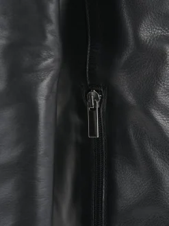 Stivali tacco 2cm pelle nero