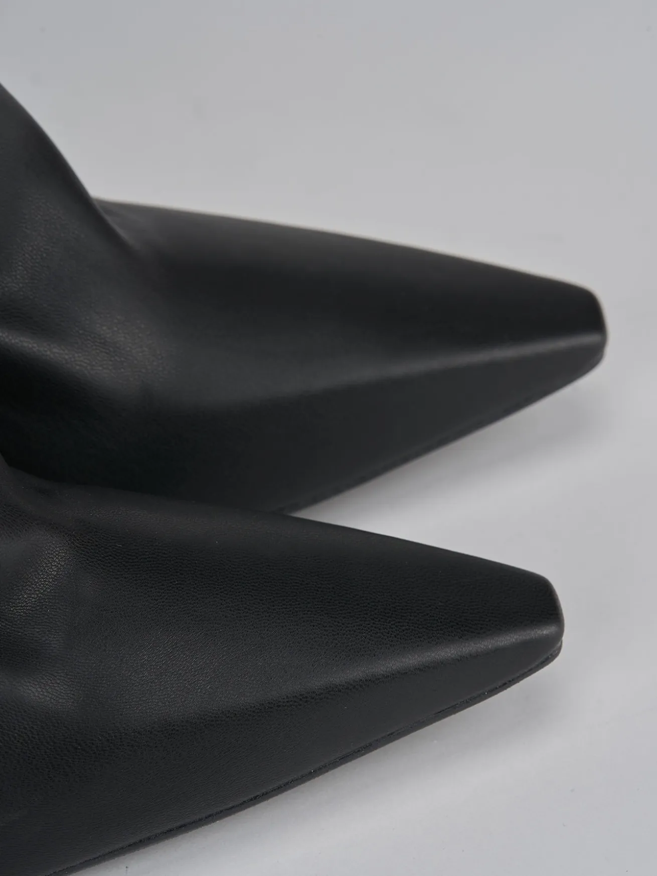 Stivali tacco 9cm pelle nero