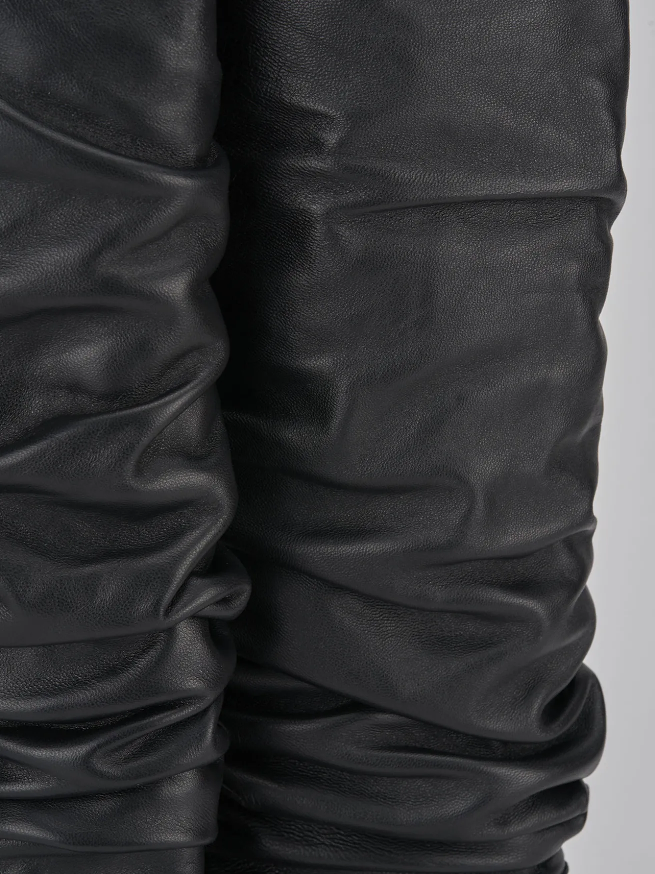 Stivali tacco 9cm pelle nero