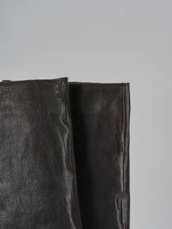 Stivali tacco 6cm pelle testa