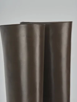 Stivali tacco 9cm pelle testa