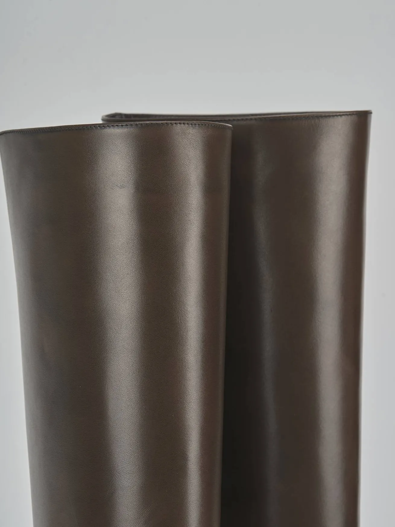 Stivali tacco 9cm pelle testa