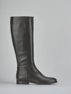 Stivali tacco 2cm pelle testa