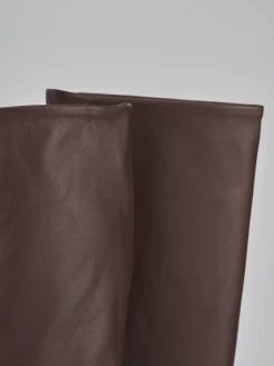 Stivali tacco 9cm pelle testa