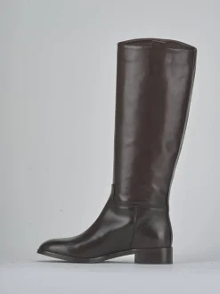 Stivali tacco 3cm pelle testa