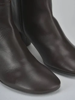 Stivali tacco 6cm pelle testa