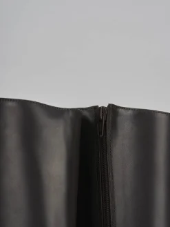 Stivali tacco 2cm pelle testa