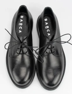 Stringata tacco 2 cm nero