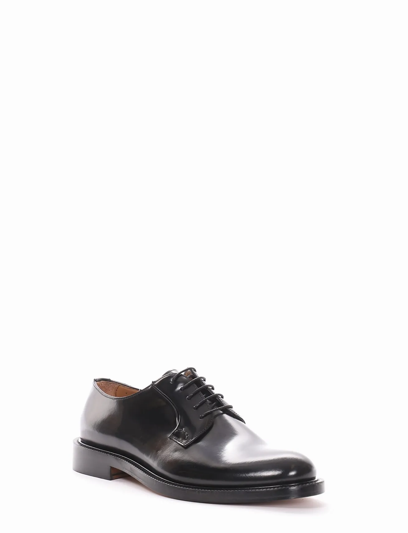 Stringata tacco 2cm nero