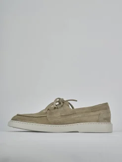 Stringate camoscio beige