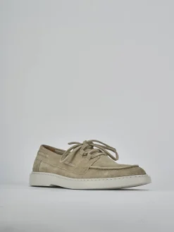 Stringate camoscio beige