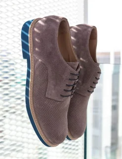 Stringate camoscio beige