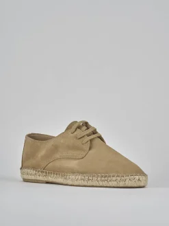 Stringate camoscio beige
