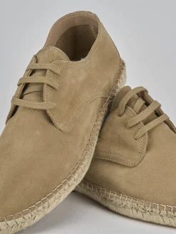 Stringate camoscio beige