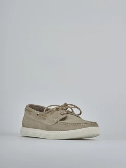 Stringate camoscio beige