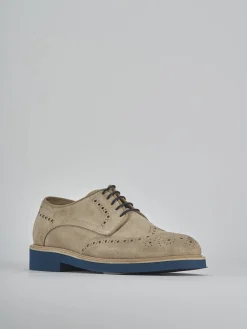 Stringate camoscio beige