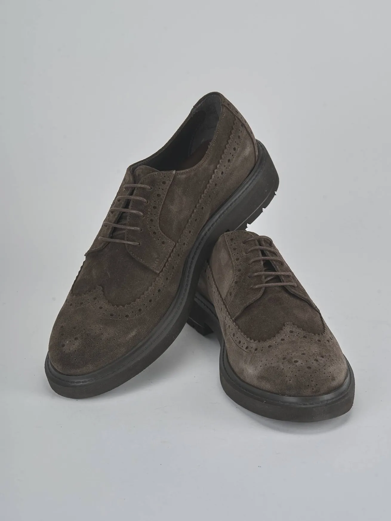 Stringate camoscio testa