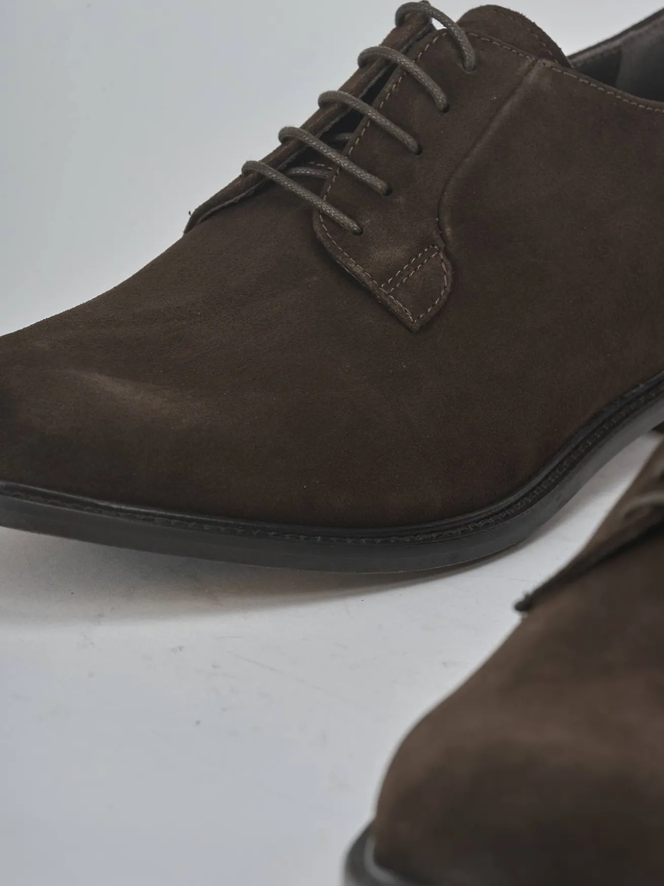 Stringate camoscio testa