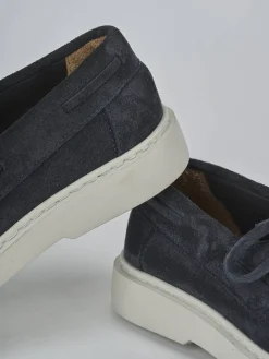 Stringate camoscio verde